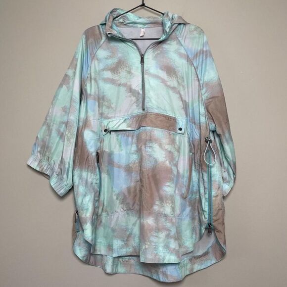 Free People Movement Blue To Dye For Packable Jacket Size small - Picture 3 of 10